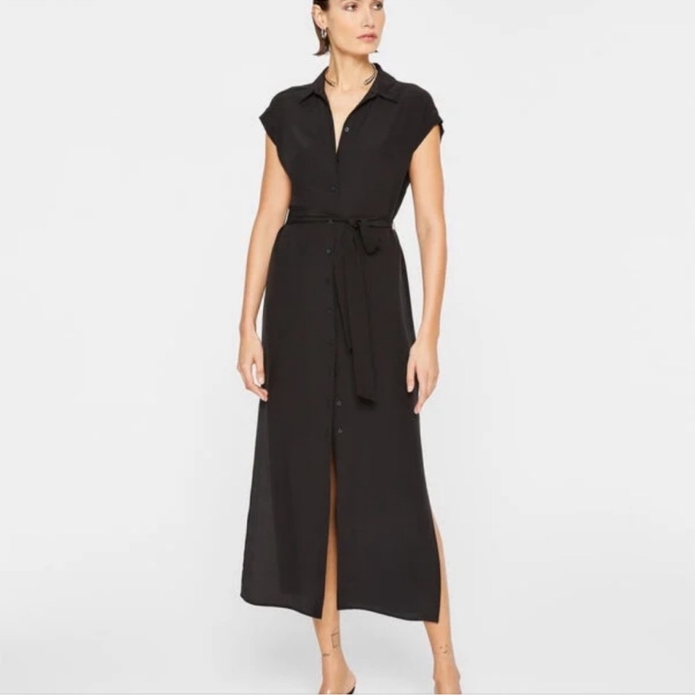 Club Monaco Black Midi Dress missing Belt